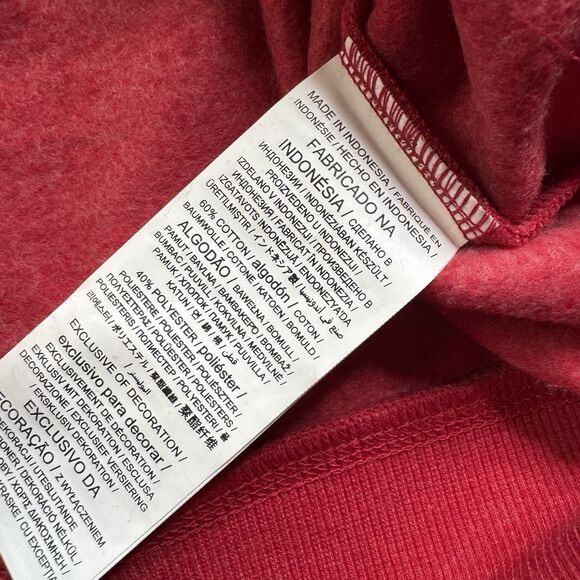 Oklahoma Sooners Crewneck Sweatshirt Men’s XXL Crimson Logo Spellout Captivating - Picture 6 of 9